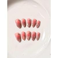 ราคา เล็บเจล สีชมพู ลูกแก้ว ติดเพชร เล็บเจลสำเร็จรูป สีเจลแท้100% เล็บเจลปลอม (41453485582)
