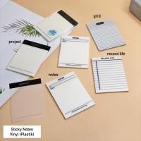 ราคา โน้ต โน้ตเหนียว ไวนิล พลาสติกใสติด โพสต์มัน สติ๊กเกอร์บันทึก สติ๊กเกอร์ (42370816937)