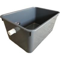 ราคา อ่างเลี้ยงปลา ระบบน้ำล้น 23 ลิตร(สีเทา) (22385709260)