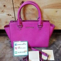 ราคา MICHAEL KORS SELMA SAFFIANO LEATHER (1129784398)