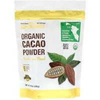 ราคา ผงคาเคา, Organic Cacao Powder, Superfoods, ยี่ห้อ Now และ California Gold Nutriton (5605438276)