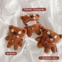ราคา เคส Airpods น่ารัก การ์ตูน ตุ๊กตาหมีตุ๊กตา เคสแอร์พอดยางซิลิโคน airpod Apple Airpod 1 2 Airpods Pro soft case (8910093141)