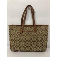 ราคา กระเป๋ามือสอง ของแท้ Coach Shopping ลาย C สีน้ำตาล ขนาด 15 นิ้ว พร้อมส่ง (16718718603)