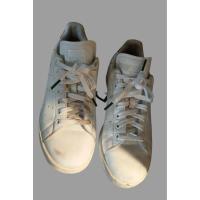 ราคา รองเท้า Adidas Stan Smith สีขาว เขียว สภาพดีมาก (29516378603)