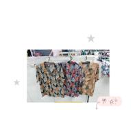 ราคา //เสื้อสาวอวบ//ช388///เสื้อเชิ้ตฮาวายใบสนผ้าไหมสปัน ฟรีไซ46-48นิ้ว ยาว32นิ้วหน้าผ้า48นิ้ว ราคา179บาท (26524733231)