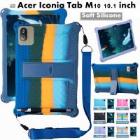 ราคา for Acer Iconia Tab M10 10.1 inch Tablet PC Soft Shockproof Solid Color Back Stand Cover Protective Shell (24084545885)