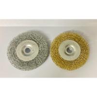 ราคา ( 1 ชิ้น ) แปรงลวดใส่หินเจียรมือและแท่นขนาด 4 นิ้ว รูใน 16 มม. (13585878414)