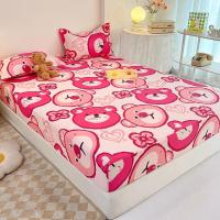 ราคา ผ้าปูที่นอน (ฟรี2 ชิ้น ปลอกหมอน) ชุดผ้าปูที่นอน ​สีทึบ กันไรฝุ่น 3.5ฟุต 5ฟุต 6ฟุต รัดมุม360° (29603217103)