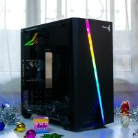 ราคา 0s 2b Case Gview matx i2-31 ( เคสเปล่า ฝาใส พร้อมไฟ rgb ด้านหน้า ) (2492570026)