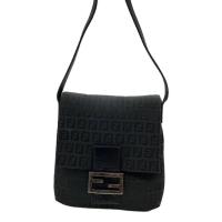 ราคา FENDI shoulder bag canvass BLK Total pattern 8BT075 Direct from Japan Secondhand (43415305047)