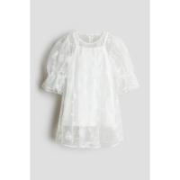 ราคา H&M(เอชแอนด์เอ็ม) ชุดเดรสลูกไม้ เด็กผู้หญิง 1286191_1 (27536936323)