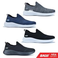 ราคา [ลด30% เก็บโค้ด 2509FASHDD] Baoji 680 Light & Knit Slip-on รองเท้าวิ่ง บาโอจิ ผู้ชาย รุ่นฮิต (28309335992)