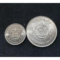 ราคา เหรียญ 2 บาท 10 บาท นิกเกิลคู่เหมือน 60 ปีกรมธนารักษ์ เหรียญไม่ผ่านการใช้งาน (6153628346)