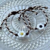 ราคา สร้อยข้อมือเชือกถักเชือกเทียนเกาหลี (19385932212)