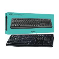 ราคา KEYBOARD (คีย์บอร์ด) LOGITECH K120 USB (BLACK) (42112696980)