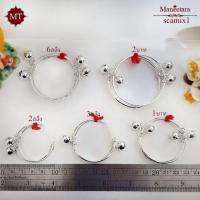 ราคา MT กำไลข้อเท้าเด็กเงินแท้ 2 สลึง 3 สลึง 1 บาท 6 สลึง 2 บาท ปรับขนาดได้ Bangle (scamix1) MT Jewelry (1512138297)
