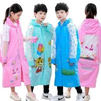 ราคา พร้อมส่งในไทย เสื้อกันฝนเด็ก เสื้อกันฝนเด็กเล็ก-เด็กโต เสื้อกันฝนมีที่คลุมกระเป๋าหลัง เสื้อกันฝนตัวยาวลายการ์ตูนน่ารัก (40208122382)