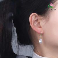 ราคา ต่างหูยาวแบบลูกปัดน้ำหยด งานประณีต stone พลอยเทียมและงานแกะสลักเหมือนมุก สำหรับหูตะขอ (40674172010)