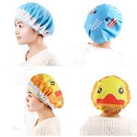 ราคา (ราคาส่ง 9.-) หมวกคลุมผมอาบน้ำ หมวกอาบน้ำ ลายการ์ตูนน่ารัก มีแถบยางยืด ใส่สบาย คลุมอาบน้ำ shower cap (15607954971)