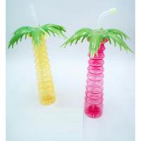 ราคา ขวดน้ำ ต้นมะพร้าว พลาสติก พร้อมหลอด ใบมะพร้าวสีเขียว (1375882473)