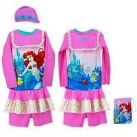ราคา Disney Princess ชุดว่ายน้ำสำหรับเด็กผู้หญิง swimwear ลิขสิทธ์แท้ ผ้ากัน UV (UPF50+) แถมถุงและหมวกว่ายน้ำ จาก NADreams (25963213539)