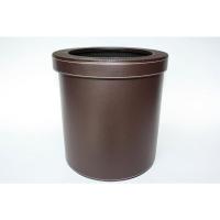 ราคา [พิมพ์โค้ดINCSM11ลด70] ถังขยะทรงกลม ถังขยะหุ้มหนัง งานสวย ทนทาน ขนาด25.5x27cm By Dee leather shop (12809080966)