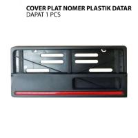 ราคา Merah ที่ใส่จานตัวเลขพลาสติกแบบแบนสากล รุ่นเหมือนจานฮอนด้าสีแดง (26865209936)