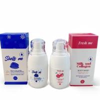 ราคา (Exp.22/7/68) Fresh me Milk and Collagen เฟรชมี Shell me เชลมี Fresh me repair เซรั่ม (22160048437)