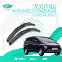 ราคา ที่ปัดน้ําฝนใบมีดไฮบริดไร้กรอบ Hyundai Stargazer 1 ชุดใบมีดไฮบริดซ้ายขวา W301 (44019034295)