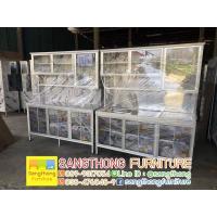ราคา ตู้ครัวอลูมิเนียม 3 เมตร หน้ากระเบื้อง อ่างล้างจาน (8730469515)