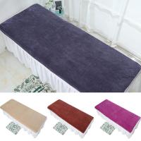 ราคา Solid หนากํามะหยี่ Beauty Salon ผ้าปูที่นอน SPA เตียงนวดผ้าคลุมเตียง Soft Salon แผ่น (27371798135)