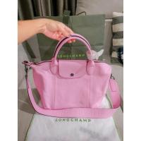 ราคา Longchamp​ รุ่น LE PLIAGE CUIR TOP HANDLE BAG S PINK มือ1 ของแท้ shop Italy​ (9764198969)
