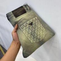 ราคา ARmani กางเกงยีนส์ผู้ชาย สไตล์ใหม่ ลำลองยืด สลิม핏 (42174653658)