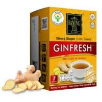 ราคา ขิงผงจินเฟรช เข้มข้น 7 ซอง RANONG TEA GINFRESH Strong Less Sugar 7 Sachets (20418395691)