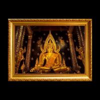 ราคา รูป พระพุทธชินราช พระสัมมาสัมพุทธเจ้า พระพุทธเจ้า พุทธโคดม รูปขนาด A6 พร้อมกรอบรูป (19180896643)
