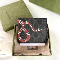 ราคา ของแท้ New Gucci Kingsnake Wallet ลายงู (12016448421)