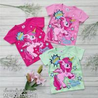 ราคา เสื้อเด็ก เสื้อยืดเด็กหญิง พิมพ์ลาย Princess Unicorn อายุ 4-12 ปี MP90817 (4-8)และ(10-14) พร้อมส่ง (23754010118)