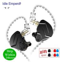 ราคา KZ ZSN Pro X 1DD 1BA Hybrid Driver HIFI In Ear Earphone Bass Earbuds Metal Monitor Earphone Sport Headset KZ ZST X ZS10 (40774658591)