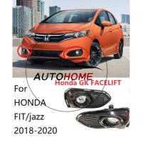 ราคา ไฟตัดหมอกชุดไฟตัดหมอก Honda Fit Jazz 2017 2018 2019 2020 GK Facelift ฝาครอบไฟตัดหมอก Foglamp ชุด Sport Light one ชุด (28416157534)