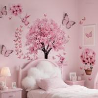 ราคา การ์ตูนการ์ตูนกระต่ายสีชมพูต้นไม้ใหญ่สติ๊กเกอร์ติดผนังห้องเด็กเจ้าหญิงตกแต่งห้องสติ๊กเกอร์ติดผนัง (43362149906)