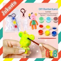 ราคา กันตุน ❤️จีทีบี❤️ DIY Bearbrick Liquid พวงกุญแจ Handmade Mini หมีความแข็งพวงกุญแจ Liquid Graffiti ของเล่น R1203 (42314128702)
