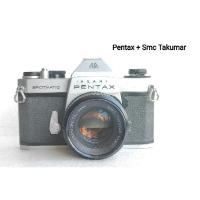 ราคา กล้องฟิล์ม SLR Asahi Pentax SP ll+เลนส์ SMC Takumar 55mm F1.8 (14050324670)
