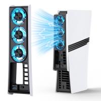 ราคา พัดลมระบายความร้อนสําหรับ PS5 Pro Disc & Digital Edition //โหมดควบคุมอุณหภูมิอัจฉริยะ & Dual-Speed Cooling & Fast Cooling & Extra USB 3.0 Port (41902315242)