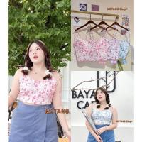 ราคา สายเดี่ยวแต่งเต้าผูกไหล่ น่ารักมาก ใส่สบายไม่ร้อน สีสันสดใส เสื้อผ้าสาวอวบอ้วน พลัสไซส์ ไซส์ใหญ่ สาวอวบ (22370763697)