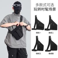 ราคา ผู้ชายมัลติฟังก์ชั่กีฬากลางแจ้งขี่จักรยาน ผู้สื่อสาร ไหล่กระเป๋าหน้าอกกระเป๋าสามเหลี่ยมแฟชั่นสบายๆ (28992860414)