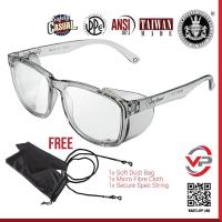 ราคา ความปลอดภัย GUARD S-191 กระจกนิรภัย S191 SPEC SAFETY ANSI Z87 100% UV CASUAL ALA HOLBROOK FROGSKIN CERMIN MATA KERJA (22068863624)