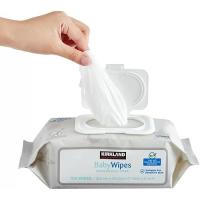 ราคา Kirkland Signature Baby Wipes Infant Unscented ขนาดใหญ่ 100 ชิ้น Easy Trial Pack 1 (42500928912)