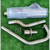 ราคา ท่อคอเลส 1.5 นิ้ว+ปลายผ่าจุกเลสทรงสวยตรงรุ่นโซนิค (26839366058)