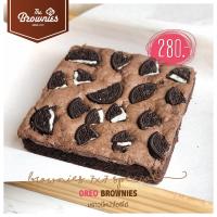 ราคา Ore Brownies ขนาด 7x7 inch (Brownies Special) บราวนี่หน้าโอริโอ้ ขนาด 7x7 นิ้ว (26417145362)