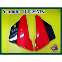 ราคา ฝากระเป๋า​ข้าง​งานไฟเบอร์เกรด​ A​ สีในตัว​ สี แดง - ดำ - Yamaha​ DT125MX Mono (14411648192)